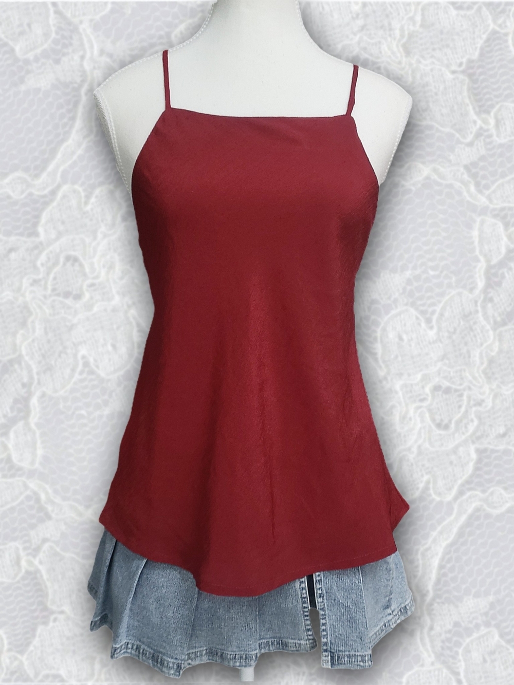 Women's Red Camisole Top
